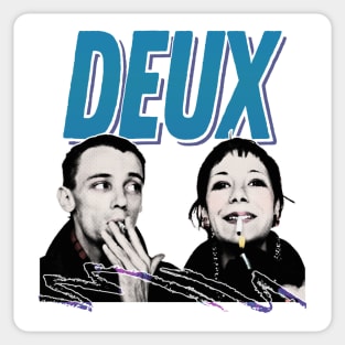 Deux - French Coldwave Sticker